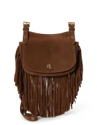 Lauren Ralph Lauren geantă crossbody pentru femei din piele întoarsă