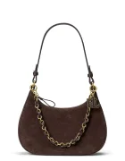 Lauren Ralph Lauren geantă crossbody pentru femei din piele întoarsă