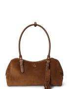 Lauren Ralph Lauren geantă shopper pentru femei din piele întoarsă