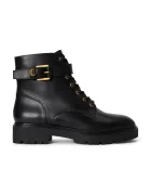 Lauren Ralph Lauren ghete scurte pentru femei din piele Allyson Logo