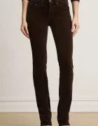 Lauren Ralph Lauren pantaloni pentru femei din catifea reiată