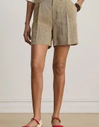 Lauren Ralph Lauren pantaloni scurți eleganți pentru femei din in