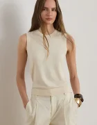 Lauren Ralph Lauren pulover cu guler înalt pentru femei cu amestec de mătase