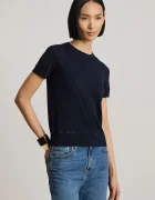 Lauren Ralph Lauren pulover cu mânecă scurtă pentru femei cu modal