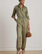 Lauren Ralph Lauren salopetă pentru femei cu amestec de in