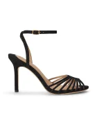 Lauren Ralph Lauren sandale cu toc cui din piele întoarsă Mckayla