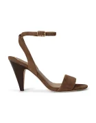 Lauren Ralph Lauren sandale cu toc înalt din piele Gracy