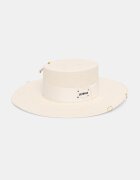 LE SH KA headwear LE SH KA pălărie pentru femei împletită White Canotier
