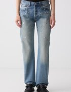 Levi's blugi straight pentru femei ROAD WORN 501 x PRIDE