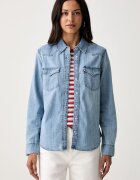 Levi's cămașă de damă din denim HERITAGE WESTERN DENIM