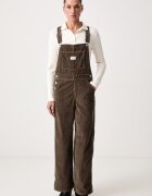 Levi's salopetă din catifea reiată pentru femei FL BAGGY OVERALL