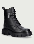 Love Moschino bocanci cu platformă pentru femei din piele