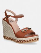 Love Moschino espadrile cu talpă compensată pentru femei din piele