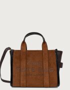 Marc Jacobs geantă crossbody pentru femei din piele întoarsă THE SMALL TOTE