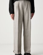 Marc O'Polo pantaloni de costum pentru femei cu lână