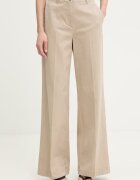 Marc O'Polo pantaloni wide leg pentru femei din bumbac