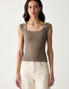 MARCIANO by GUESS bluză pentru femei cu vâscoză YAMNA