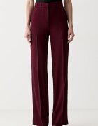 MARCIANO by GUESS pantaloni regular pentru femei cu amestec de lână ABBY
