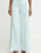 MARCIANO by GUESS pantaloni wide leg pentru femei cu amestec de in JANE
