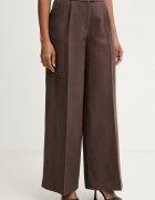 MARCIANO by GUESS pantaloni wide leg pentru femei cu amestec de in JANE