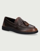 Michael Kors mocasini pentru bărbați din piele Wesley Tassel Slip On