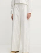 MM by Max Mara pantaloni de bumbac