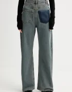 MM6 MAISON MARGIELA blugi wide leg femei