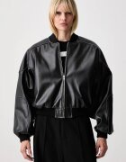 MM6 MAISON MARGIELA geacă bomber pentru femei din imitație de piele