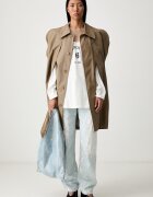 MM6 MAISON MARGIELA palton pentru femei din bumbac
