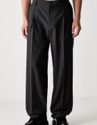 MM6 MAISON MARGIELA pantaloni straight pentru bărbați cu lână