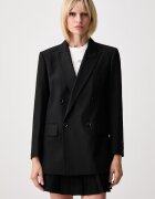 MM6 MAISON MARGIELA sacou cu două rânduri de nasturi pentru femei cu amestec de lână