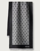 Moschino fular cu amestec de lână