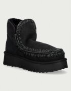 Mou Mini Eskimo Platform Boot cizme de zăpadă pentru femei din piele întoarsă
