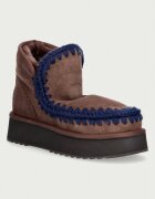 Mou Mini Eskimo Platform Boot cizme de zăpadă pentru femei din piele întoarsă