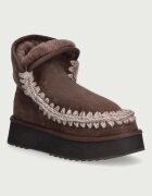 Mou Platform Boot Suede cizme de zăpadă pentru femei din piele întoarsă