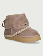 Mou Platform Boot Suede Folding cizme de zăpadă pentru femei din piele întoarsă
