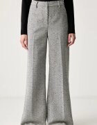 Munthe pantaloni pentru femei cu amestec de lână EILEEN