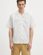 NORSE PROJECTS cămașă din bumbac Mads Poplin Stripe SS
