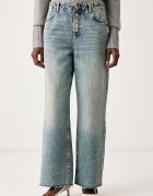 Patrizia Pepe blugi wide leg pentru femei