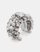 Patrizia Pepe ear cuff pentru femei din alamă cu zirconiu cubic
