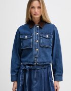 Pedro del Hierro geacă de blugi pentru femei din denim