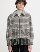 Pepe Jeans jachetă din amestec de lână