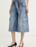 Pinko pantaloni scuți cargo pentru femei din denim