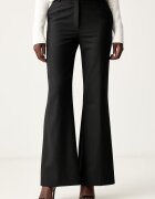 Pinko pantaloni wide leg pentru femei cu lână