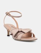Pollini sandale cu toc cui din piele