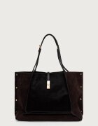 Pollini tote bag pentru femei din piele