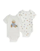 Polo Ralph Lauren body din bumbac pentru bebeluși 2-pack