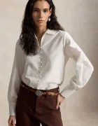 Polo Ralph Lauren cămașă de damă cu amestec de mătase