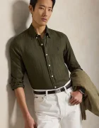Polo Ralph Lauren cămașă pentru bărbați din in Long Sleeve Sport Shirt