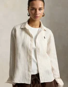 Polo Ralph Lauren cămașă pentru femei din in LINEN-LSL-BFS